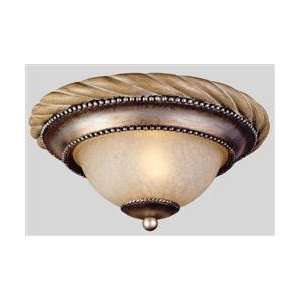  Beige with Silver San Marino Traditional / Classic Flushmount Ceili