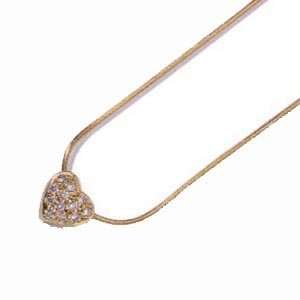  Diamond Heart shaped Necklace (0.24 ct.tw.): Evyatar Rabbani: Jewelry