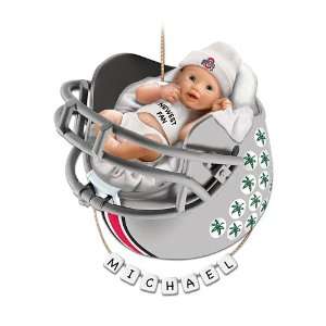  Ohio State Buckeyes Personalized Babys First Ornament 