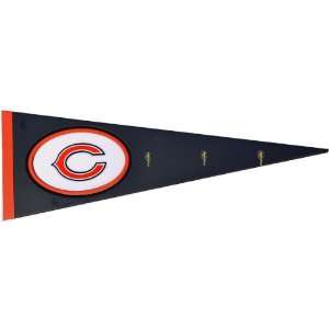  Fan Creations Chicago Bears Logo Wood Pennant with Hooks 