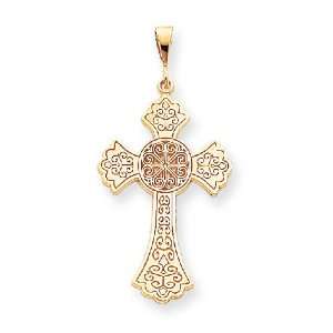  14k Celtic Cross Pendant: Jewelry