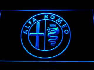 d146 b Alfa Romeo Car Services Parts Neon Light Sign  