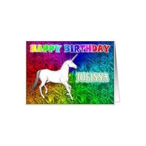  Julissas Unicorn Dreams Birthday Card Card Health 