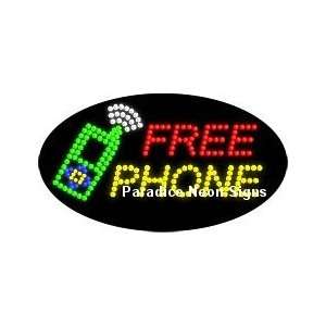  Free Phone LED Sign (Oval): Sports & Outdoors
