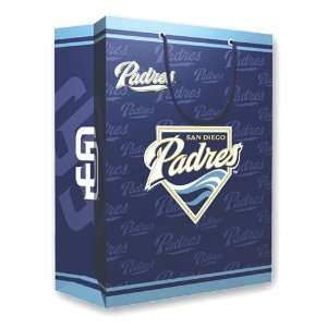   San Diego Padres MLB Medium Gift Bag (9.75 Tall) Sports & Outdoors