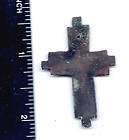 Spanish Colonial H/M Brass / Copper Cross, NM 1 3/4