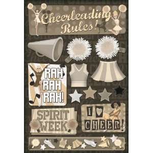  Cheerleader Cardstock Stickers Spirit Week Electronics
