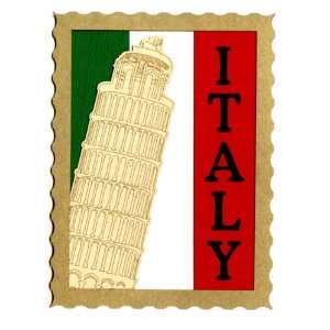  Italy Postage Stamp Laser Die Cut: Office Products