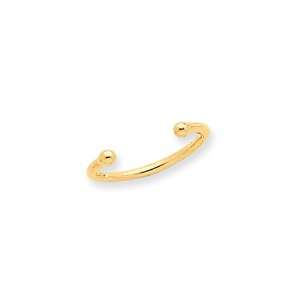  Bead Toe Ring in 14 Karat Gold Jewelry