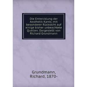   von Richard Grundmann Richard, 1870  Grundmann  Books