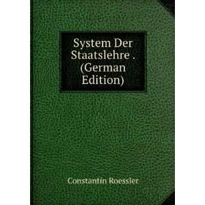   . (German Edition) (9785877783645) Constantin Roessler Books