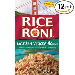 Rice a Roni Garden Vegetable, 5.8 Ounce Boxes (Pack of 12)  