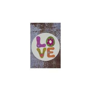  Cheery Car Magnet with Love Decorated On Cream Background 