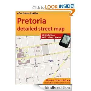 Map of Pretoria (South Africa, SAR) eBookWorldAtlas Team  