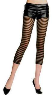 Multi Striped Pin Stripe Fuzzy Vertical Horizontal Stockings Pantyhose 