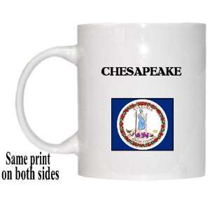    US State Flag   CHESAPEAKE, Virginia (VA) Mug 