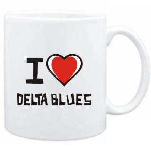  Mug White I love Delta Blues  Music: Sports & Outdoors