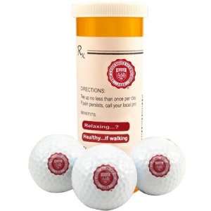  NCAA Chicago Maroons Rx Three Pack Golf Balls Sports 
