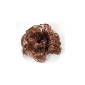  Glossy Brown Topknot Chignon Bun Hairpiece Wig for Ladies 