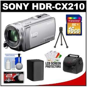 Sony Handycam HDR CX210 8GB 1080p HD Video Camera Camcorder (Silver 