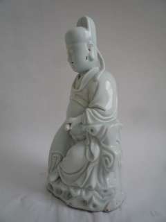   Chinese Qing Dynasty 18th Century white porcelain (Wen Chang)  