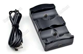 In 1 Dual Charger USB Charging Dock Station For PS3 Controllers/Move 