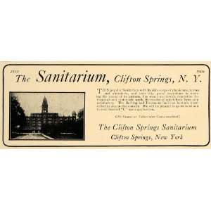   Sanitarium Medical Treatment   Original Print Ad