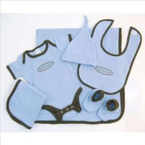  GOOD FORTUNE 6PC HEARTBREAK BLUE   BABY GIFT SETS: Baby