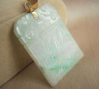   with an antique carved moss in snow jadeite jade plaque it is carved