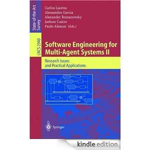 Software Engineering for Multi Agent Systems II: Research Issues and 
