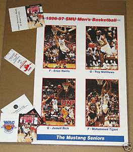 Southern Methodist SMU Dallas basketball hoops 1996 97  