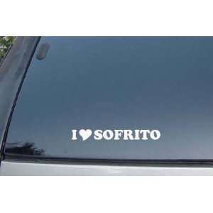  I Love Sofrito Vinyl Decal Stickers 