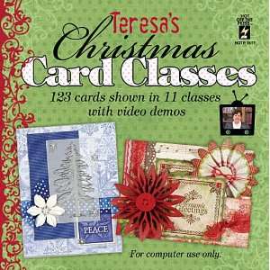   The Press   Teresas Christmas Card Classes DVD Arts, Crafts & Sewing