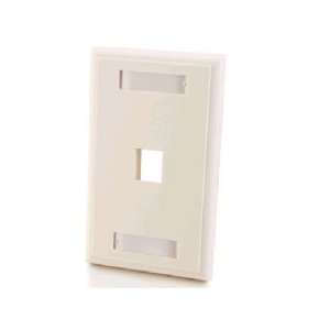   Wall Plate White Write On Designation Labels With Holders: Electronics