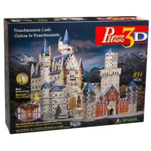  3D Neuschwanstein Castle Puzzle 836pc Toys & Games