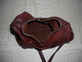 Victoria Leather Co Vintage Small Leather Droplet Style Shoulder Bag 