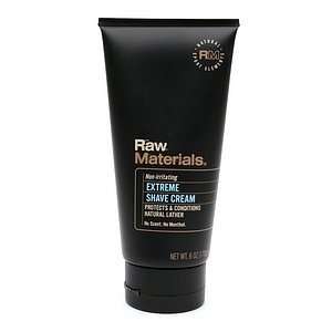  Raw Materials Extreme Shave Cream, 6 Ounce Beauty