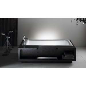   Clearwater Cityscapes Freestanding Air Tub with Plinth 74 3/4 Long