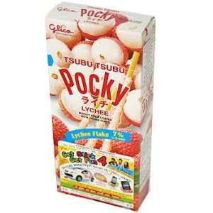 Glico Lychee Flake Pocky 1.31 oz  Grocery & Gourmet Food