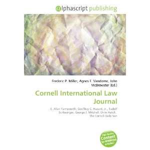  Cornell International Law Journal (9786134096126): Books