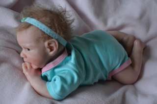 Soft Solid Silicone baby girl doll Lexi Lu by Michelle Fagan Limited 
