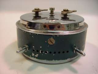 1930s German JUNGHANS SILENT Chrome Alarm Clock   Dated 10.4.1936 
