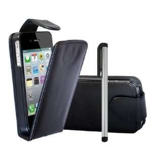  Brand New iPhone 4S 4 Siri Black Leather Case Cover From 