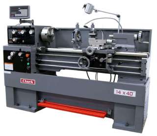 CLARK 1440 14 x 40 Precision Gap Bed Lathe with DRO   NEW  