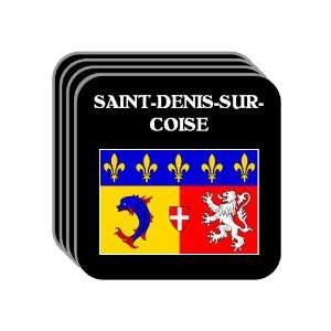 Rhone Alpes   SAINT DENIS SUR COISE Set of 4 Mini Mousepad Coasters