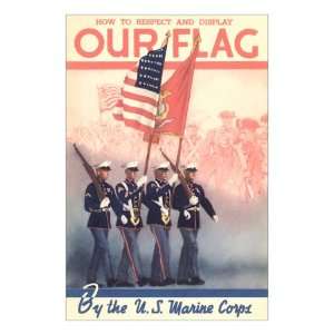 USMC Color Guard Premium Poster Print