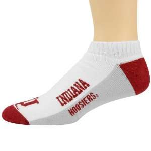  Indiana Hoosiers Tri Color Ankle Socks