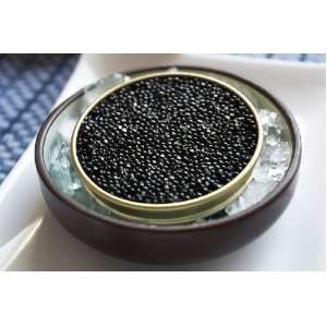 2oz. Tin of Fresh Russian Imperial Ossetra Caviar  Grocery 