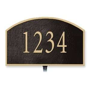  Signage 1320 Cast Aluminum Small Arched Plaques: Home 