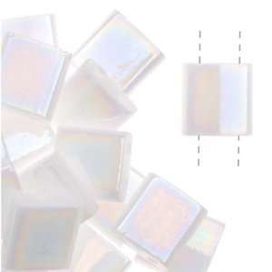  Miyuki Tila 2 Hole Square Beads Opaque Pearl White 7.2Gr 